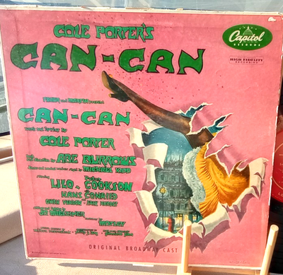 #ad #ad LP CAN CAN	BROADWAY CAST	S 452	 VG SPIN CLEANED $8.00