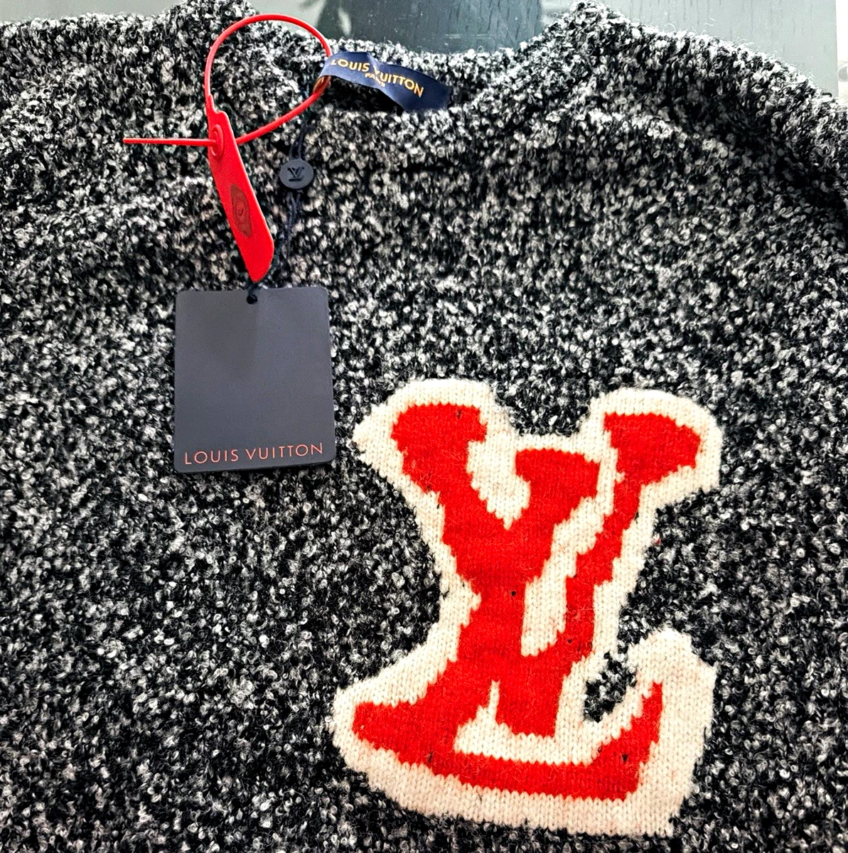 #美品#LOUIS VUITTON #メンズ#レッド #ダミエセーター#2XL Louis Vuitton Red Sweaters for Men for sale | eBay
