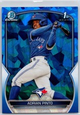 2023 Bowman Chrome Sapphire #BCP-250 Adrian Pinto 1st