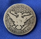 1905-P Barber Half Dollar Coin United States 90% Silver Good Condition — photo 2