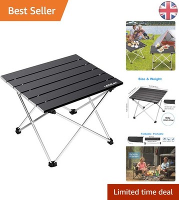 Kompakter Aluminium Klapptisch mit Tragetasche - perfekt für Outdoor-Abenteuer