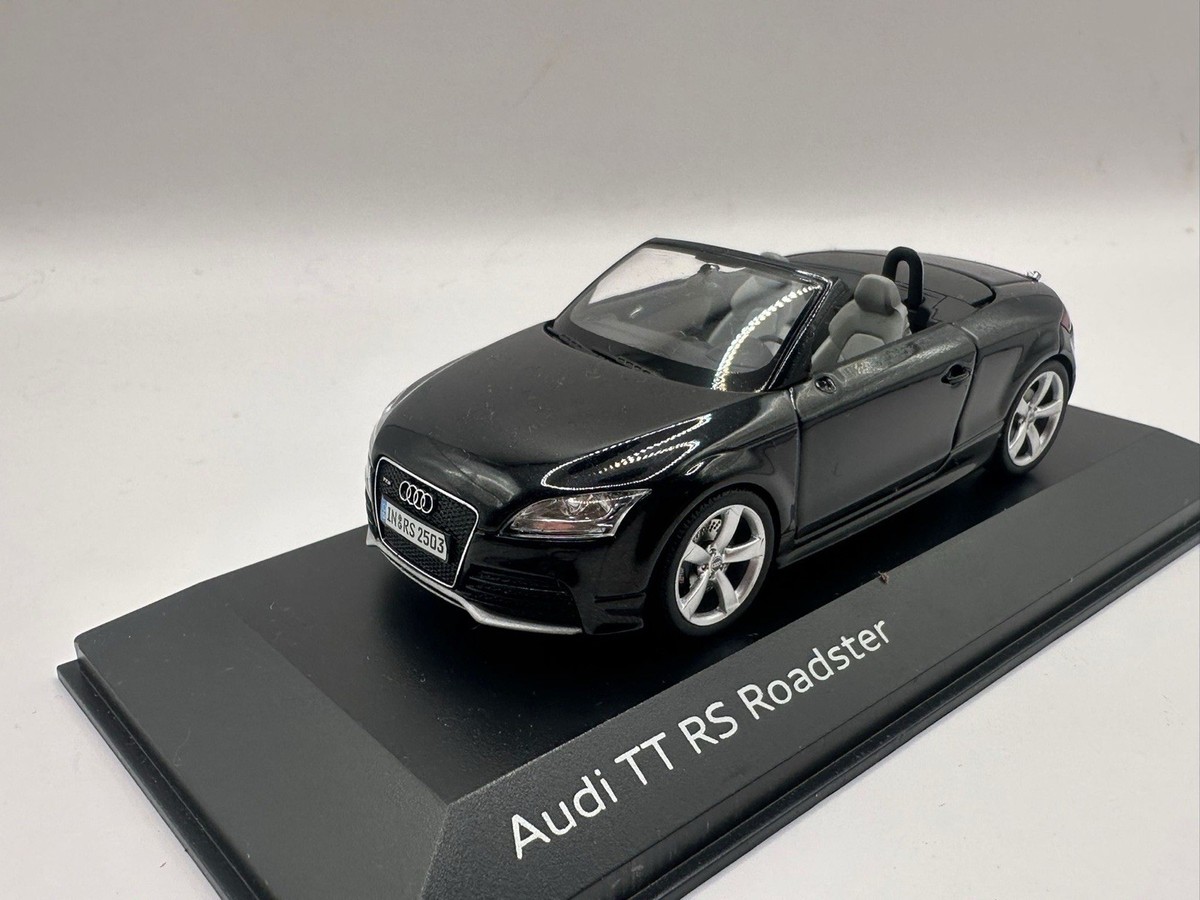 Audi Dealership Collection TT RS Roadster Black Diecast Model 1/43