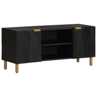 Tv Schrank Lowboard Fernsehschrank Fernsehtisch Schwarz Holzwerkstoff Vidaxl