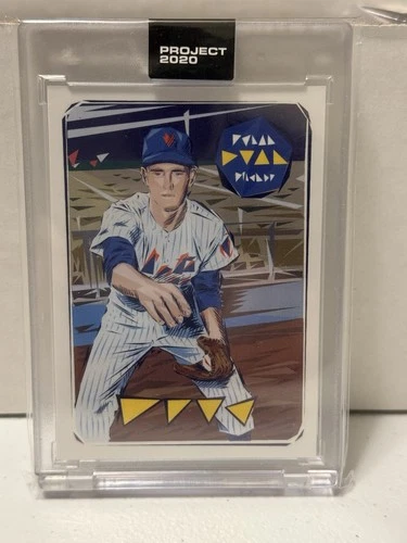 TOPPS PROJECT 2020 #186 NOLAN RYAN HOF by Artist NATUREL HOF 1969 METS