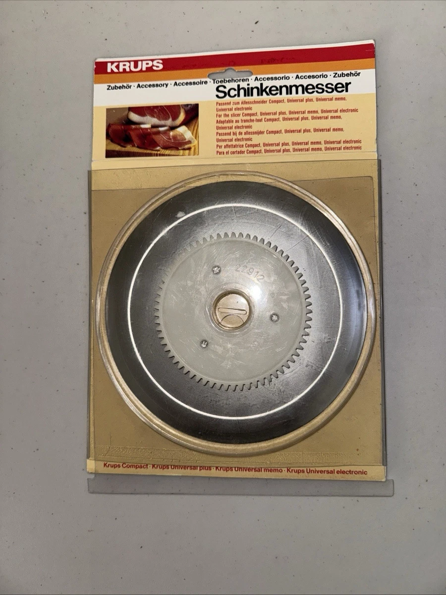 KRUPS Universal l スライサー Krups Universal Metal Deli Meat Cheese Slicer Chrome F372 | eBay