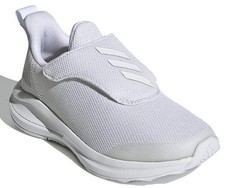 NIÑOS Reino Unido Talla 13.5 - Adidas Fortarun COMFY Zapatillas Blanco Correa Cierre