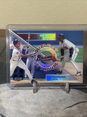 1998 Fleer Ultra Double Trouble Andruw Jones/Kenny Lofton #3 Atlanta Braves