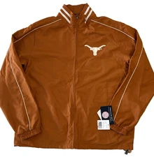 Texas Longhorns G-III Sports By Carl Banks Sideline Windbreaker Jacket UTX LARGE