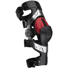 EVS Sports Axis Pro Knee Brace, Silver/Red, Large, Right Only