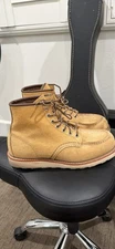 Red Wing Made In USA Mens Heritage 6” Moc-Toe Boots In Hawthorne Abilene Leather