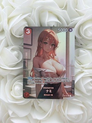 Nami | Fan Art Trading Card | Anime Waifu Collectible ACG Full Art