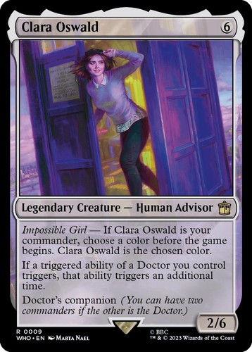 Clara Oswald Foil 9 - Universes Beyond: Doctor Who