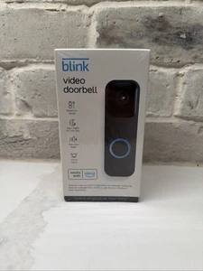 Blink Smart Wi-Fi Vidéo porte fil / batterie avec 2 Way Audio avec Alexa Black