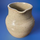 VINTAGE GLAZED POTTERY HANDCRAFTED PINEAPPLE PITCHER SIGNED AND DATED BY POTTER — photo 2
