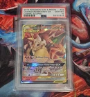 2019 POKEMON SUN & MOON COSMIC ECLIPSE #22 CHARIZARD & BRAIXEN GX PSA 10