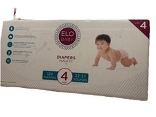 NEW IN BOX ELO BABY DIAPERS SIZE 4 124 DIAPERS 