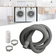 SPARES2GO Universal Drain Hose With Right Angle End For Dishwashers (2.5m, 19mm / 21mm
