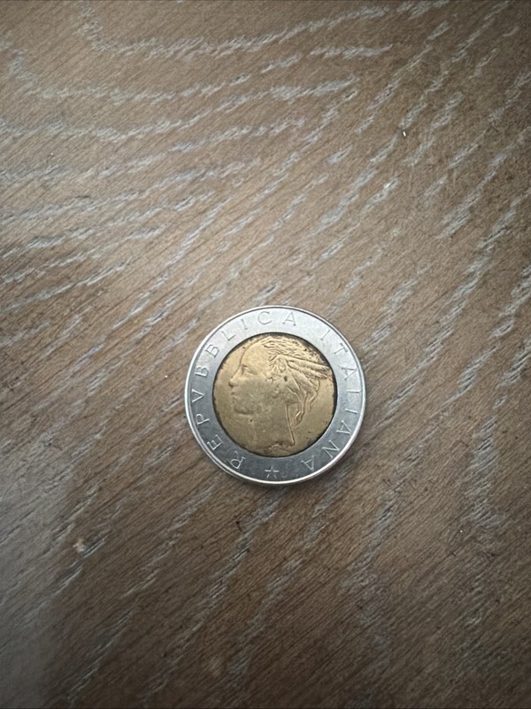 1985 Repubblica Italiana L500 Lire Coin Italy