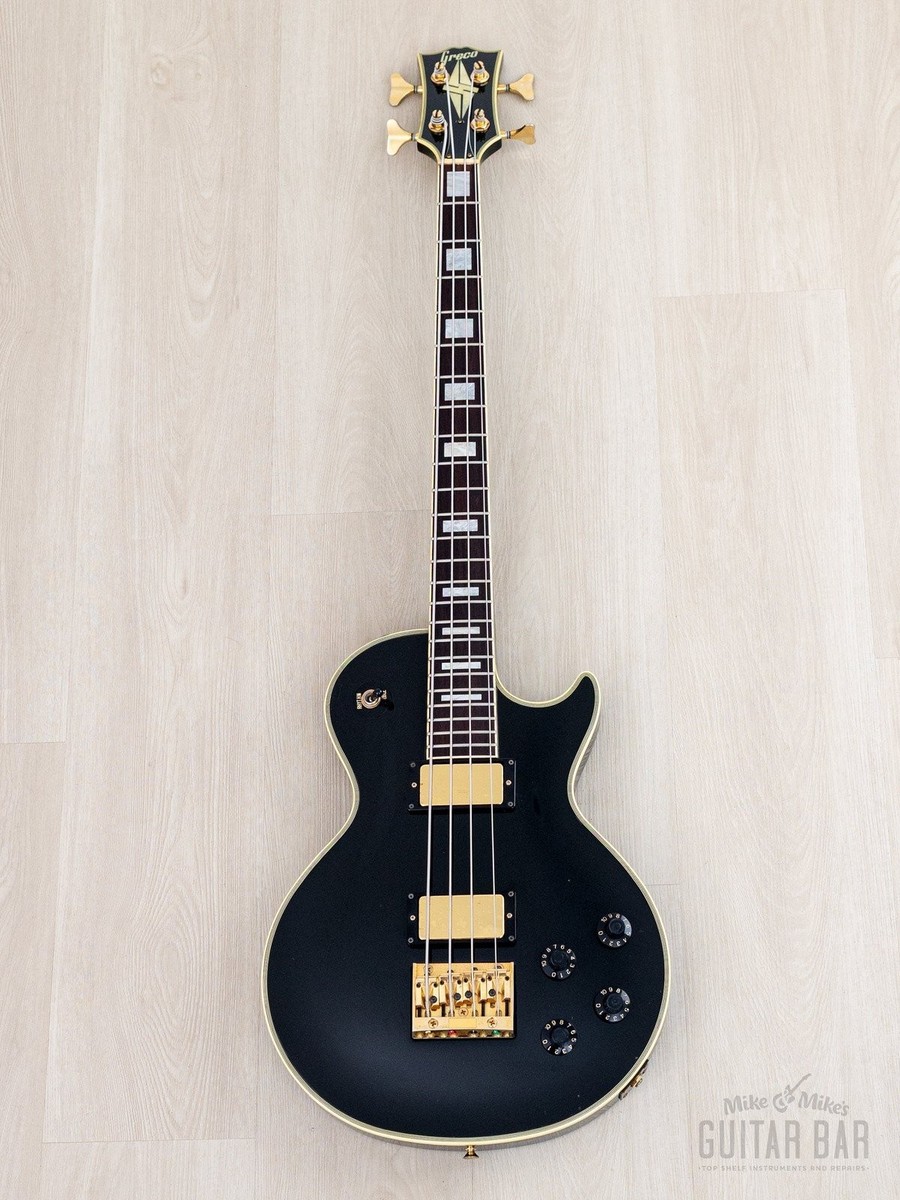 1992 Greco EGB-100 Custom Black Beauty Vintage Short Scale Bass