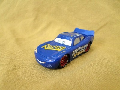 Disney Pixar Cars: Blue Plastic Lightning McQueen (Please Read Description)