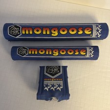 Mongoose blue old school BMX vintage classic padset for californian, pro class