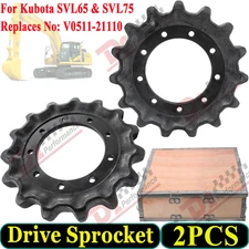 2PCS Rear Drive Sprocket FOR Kubota SVL75 SVL75C SVL75-2C SVL65-2 V0511-21110