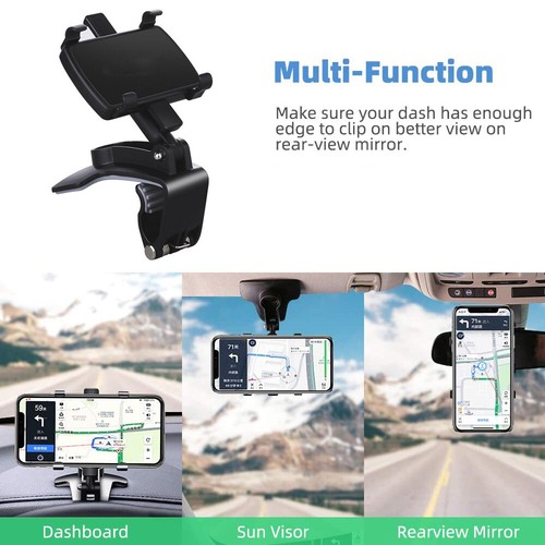 Universal Car Dashboard Mount Holder Stand Clamp Cradle For Cell Phone iPhone - Picture 6 of 11