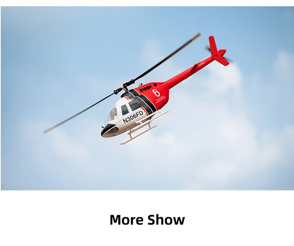 Fly Wing Bell 206 V3 RC Hubschrauber 6CH Brushless Motor w/ ACE Flight Control - Bild 3 von 4