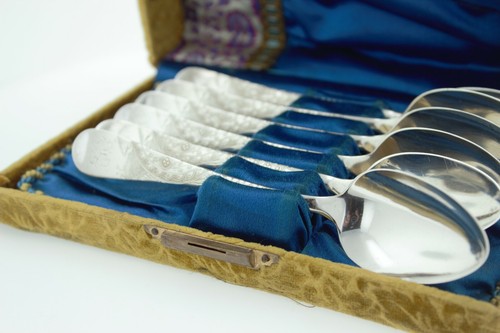 Vintage RW&S Sterling Silver Teaspoons - Picture 9 of 9