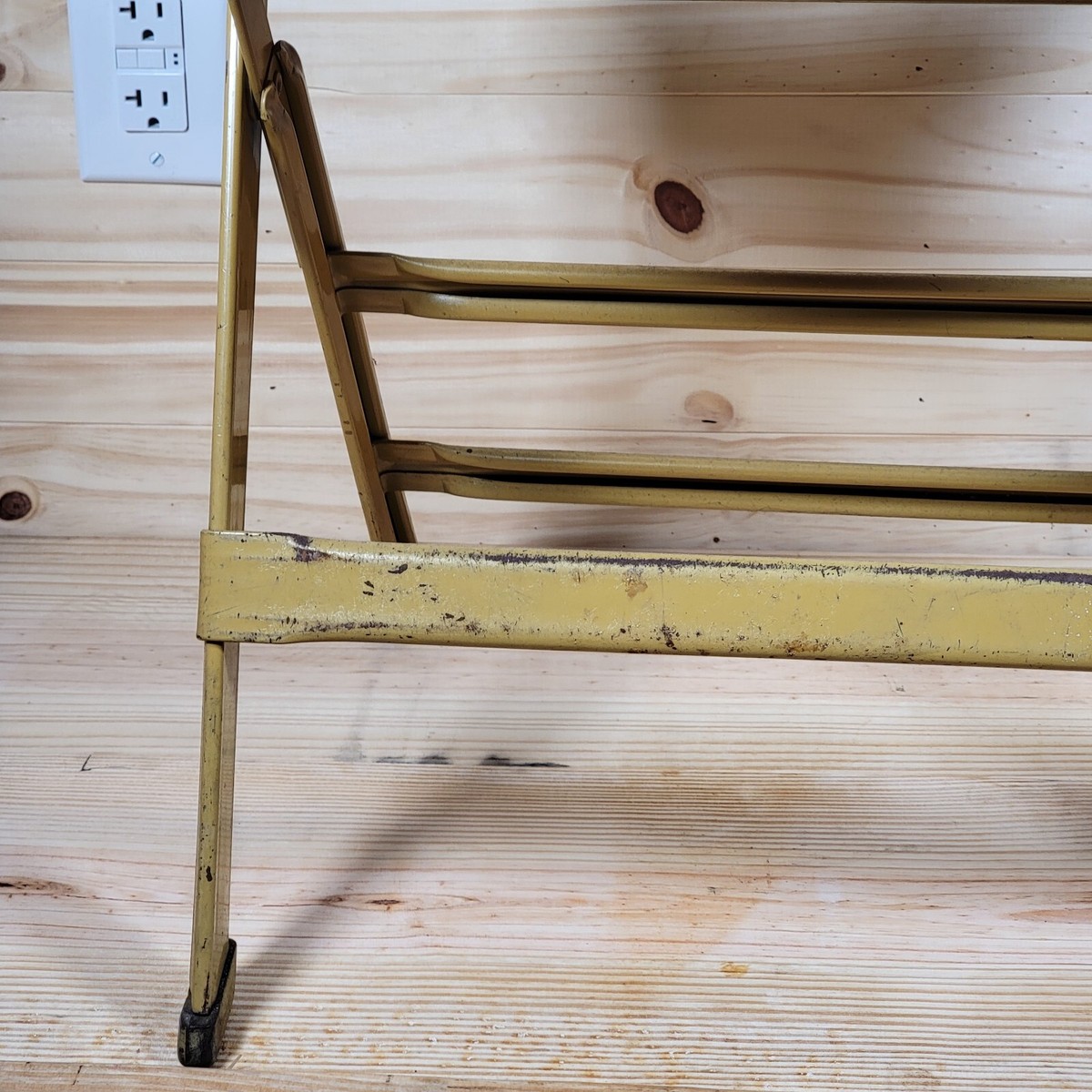 CLARIN FOLDING CHAIR ヴィンテージ Clarin Folding Metal School Chair Music Department VTG MCM