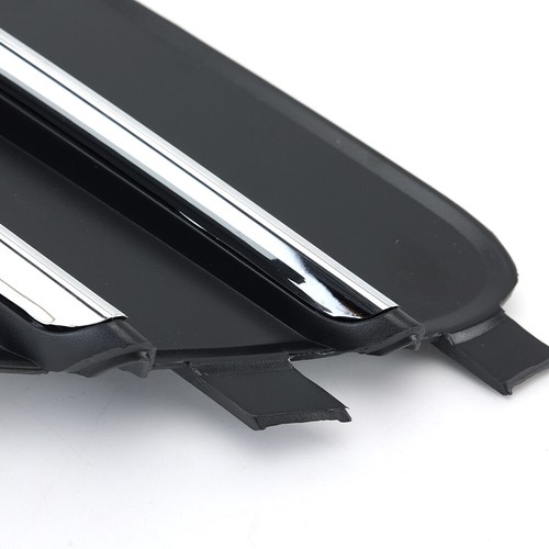 For 2012 13-2014 Audi A6 Quattro Front Bumper Fog Light Cover Grille Frames Pair - Picture 6 of 13