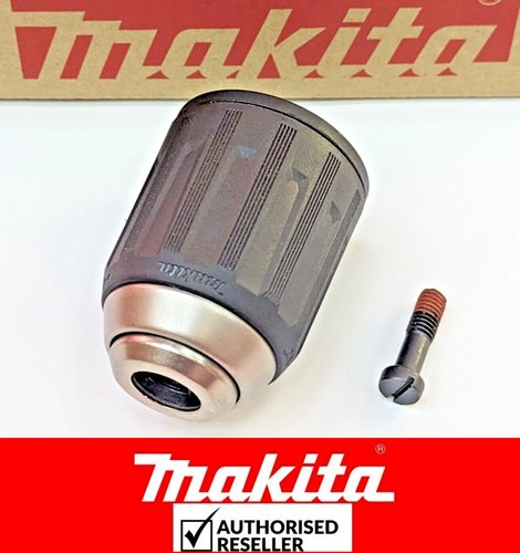 Genuine Makita Keyless Drill Chuck 13 + Screw BHP459 BHP456 BHP452 BHP450 BHP446 - Picture 1 of 3