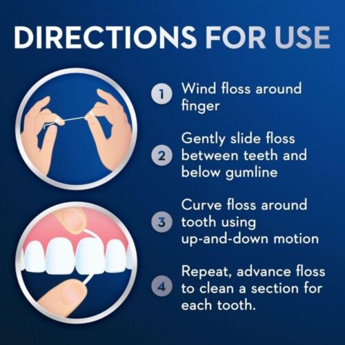 2 x Oral B Super Floss 50 hebras de corte pre enhebradoras | hilo dental encías saludables - Imagen 2 de 9
