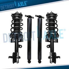 FWD Front Struts Coil Spring Assembly Rear Shocks for 2013 - 2017 Honda Odyssey