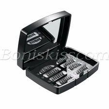 8pcs Handmade Magnetic False Eye lashes 3D Natural Reusable Eyelashes Mirror Box