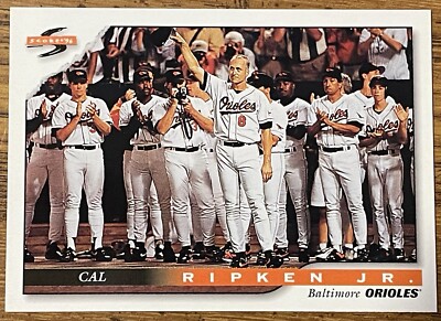 Cal Ripken Jr. 1996 SCORE Baseball Card #60 Baltimore Orioles MLB HOF ...