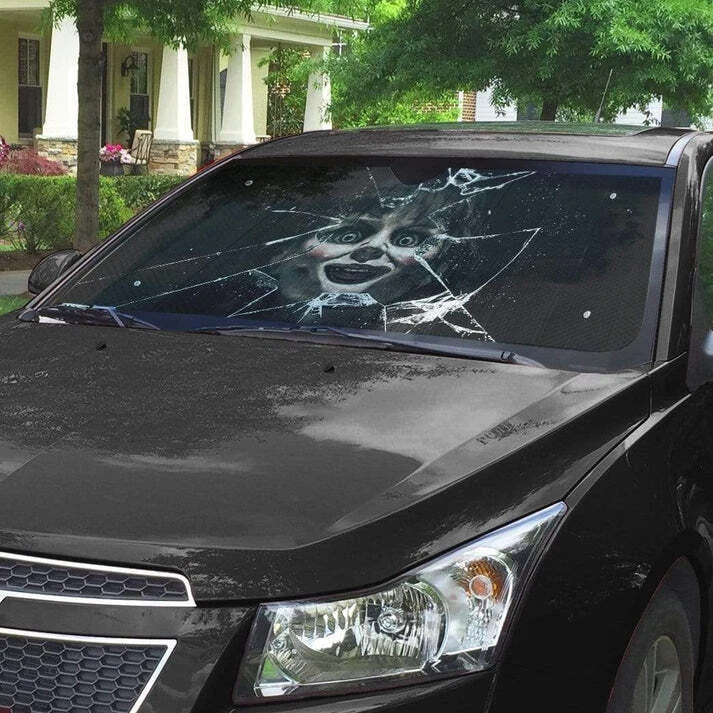 Annabelle Horror CCar Auto Sunshade