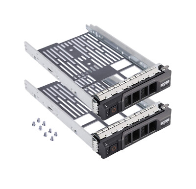 2 PCS New Dell 3.5'' F238F 0X968D SAS Tray Caddy R720 R710 R520 R510 R420 T710_DE
