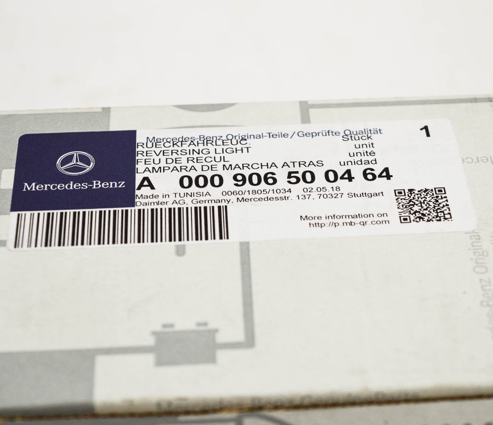 MB G W463 AMG Rear Right Reversing Light A0009065004 64 NEW  