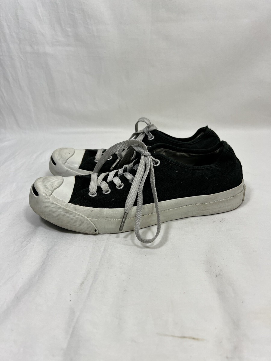 Converse Jack Purcell Black Canvas Unisex Women 7 Men 5.5 Unisex