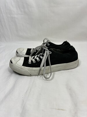 Converse Jack Purcell Black Canvas Unisex Women 7 Men 5.5 Unisex