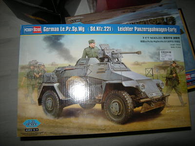 1:35 Hobby Boss German Le.Pz.Sp.Wg Sd.Kfz.221 Leichter Panzerspaehwagen EarlyOVP