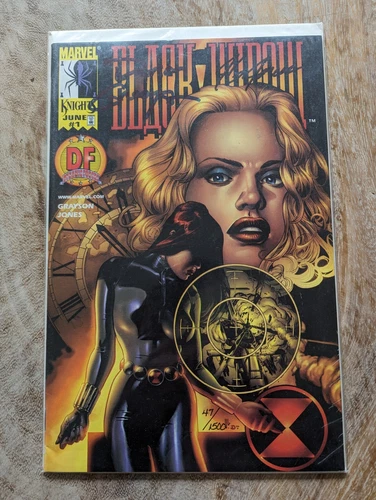 Black Widow #1 Dynamic Forces Variant 47/1500 Double Signed Yelena Belova Marvel