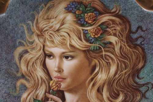 Pickard Irene Spencer 2 Portrait Plates Wild Irish Rose & Yellow Rose of Texas - Picture 3 of 13