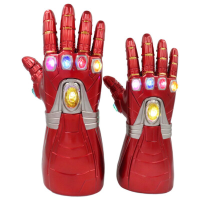 Iron Man Infinity Gauntlet Nano LED Gloves Thanos Avengers Endgame Prop  Toys