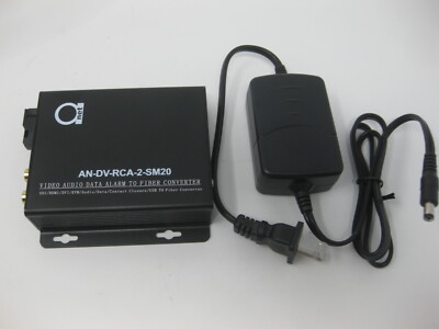 Onet AN-DV-RCA-2-SM20 2 Port RCA Over Fiber Optic AD-Net Unused