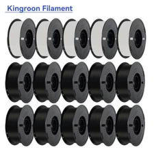 Kingroon 10KG Filament 1.75mm PLA PETG Matte High Speed 1KG Spool for 3D Printer