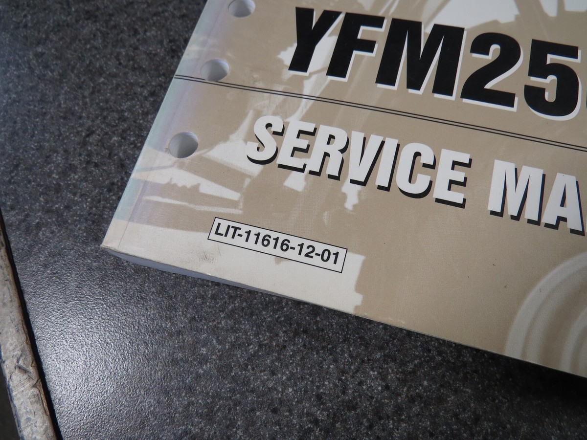 Yamaha Factory Service Manual 1999 YFM250XLC LIT-11616-12-01 | eBay