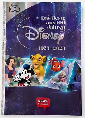 Rewe Disney Stickeralbum ''Das Beste aus 100 Jahren'' komplett mit allen Stickern