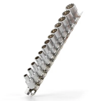 Multi-Steckschlüssel-Set 4-14mm 13-tlg Universal-Stecknüsse-Satz 4-6-8-12-Kant - Bild 1 von 4
